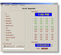 Image of In out board sign out screen