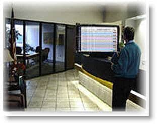 receptionist's screen