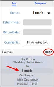 return time